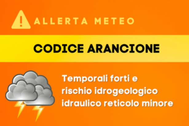 allerta meteo arancione