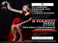 8 MARZO. APPUNTAMENTO ALLE 21.30 AL TEATRO COMUNALE